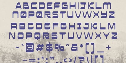 Santa Mesa Font Poster 2