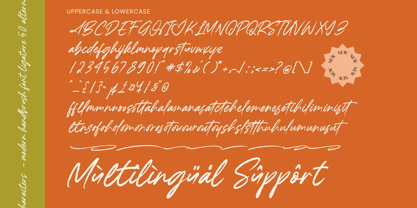 Handling Baltens Font Poster 10