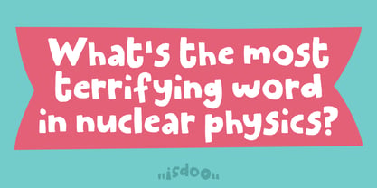 Stupid Thing Font Poster 3