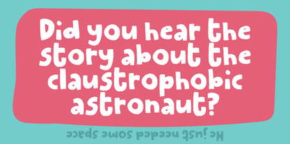 Stupid Thing Font Poster 8