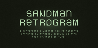 MoT Sandman Font Poster 1