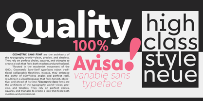 Avisa Jm Font Poster 8
