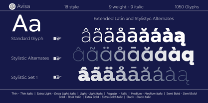 Avisa Jm Font Poster 4