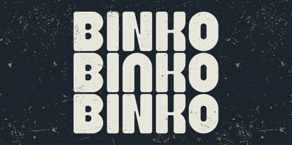 Binko Font Poster 1