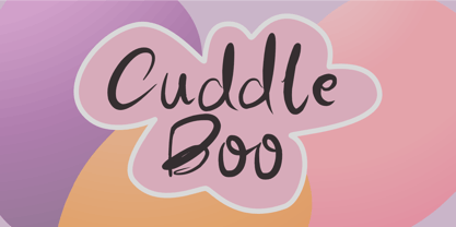 Cuddle Boo Font Poster 1