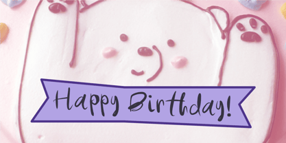 Cuddle Boo Font Poster 3