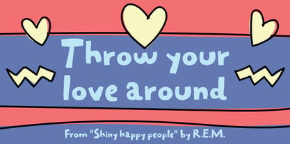 Lick Your Heart Font Poster 8