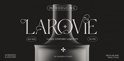 Larovie Font Poster 1