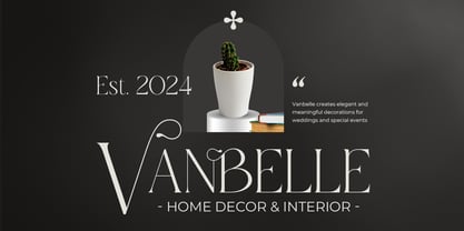 Larovie Font Poster 7
