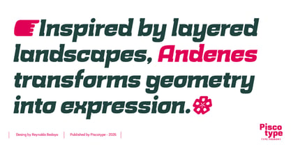 Andenes Font Poster 7