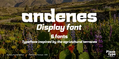 Andenes Font Poster 1