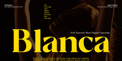 GC Blanca Font Poster 1