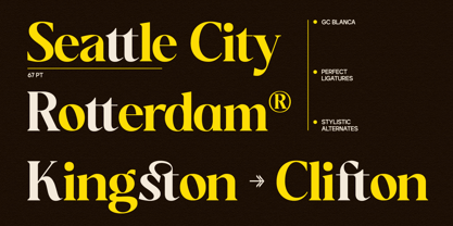 GC Blanca Font Poster 14