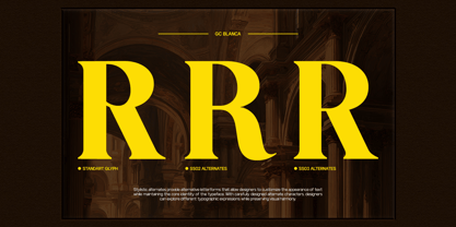 GC Blanca Font Poster 10