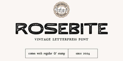 Rosebite Font Poster 1