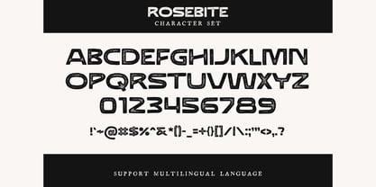 Rosebite Font Poster 6