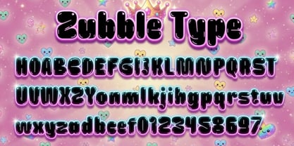 Zubble Font Poster 3