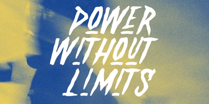 Wild Thunder Font Poster 6