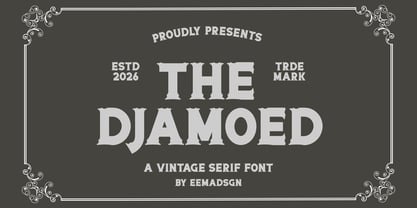 Djamoed Font Poster 1
