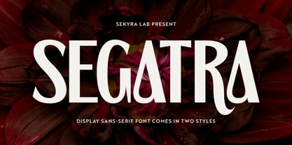 Segatra Font Poster 1