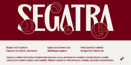 Segatra Font Poster 5