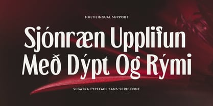 Segatra Font Poster 6