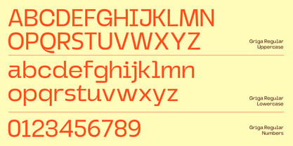 Griga Font Poster 3