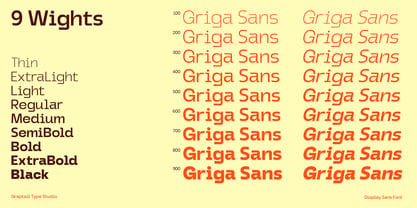 Griga Font Poster 4