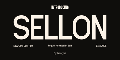 Sellon Font Poster 1