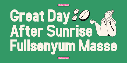Sellon Font Poster 3