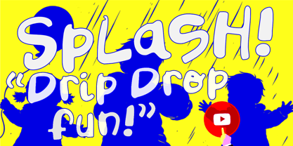 Rainy Weather Font Poster 3