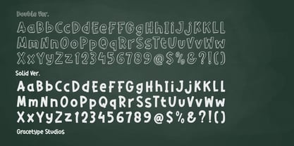 Formelo Sketchy Double Font Poster 11