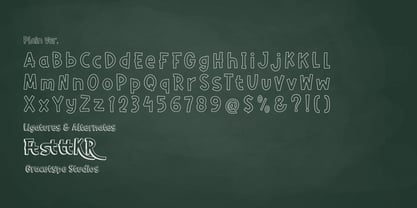 Formelo Sketchy Double Font Poster 12