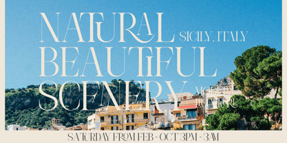 Theron Enroma Font Poster 2