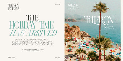 Theron Enroma Font Poster 3