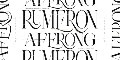 Theron Enroma Font Poster 4