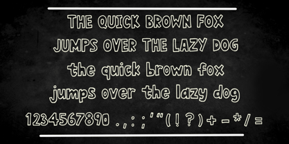 Asli Kocak Outline Font Poster 4
