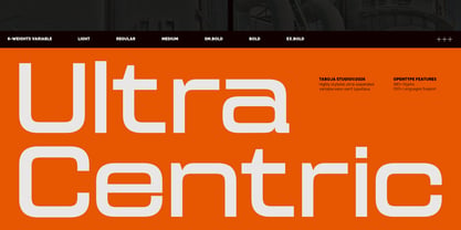 TBJ Ultra Centric Font Poster 1