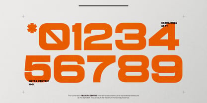 TBJ Ultra Centric Font Poster 7