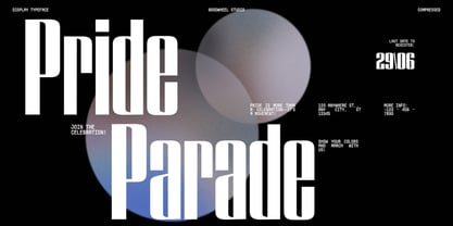 GW Lazor Font Poster 9