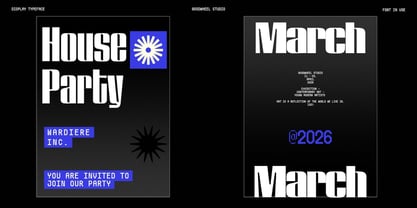 GW Lazor Font Poster 10