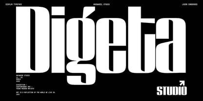GW Lazor Font Poster 4