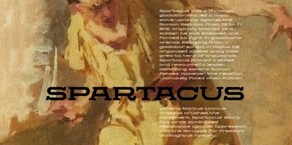 Proscenium Slab Font Poster 9