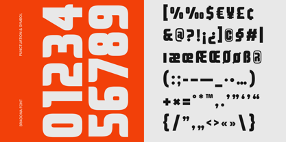 Bragona Font Poster 11