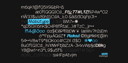 Plakad Font Poster 5