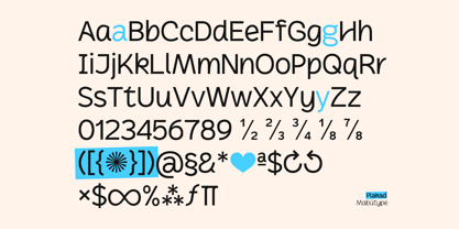 Plakad Font Poster 2