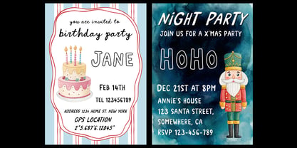 Cafelia Doppio Font Duo Font Poster 3