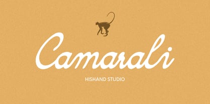 Camarali Font Poster 1
