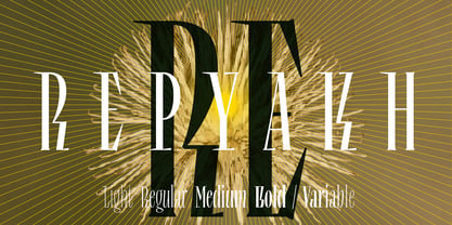 Lev Type Repyakh Font Poster 1
