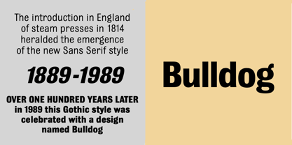 Bulldog Pro Font Poster 13